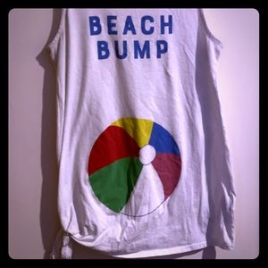 COPY - Motherhood Maternity Side Tie White Tank Top